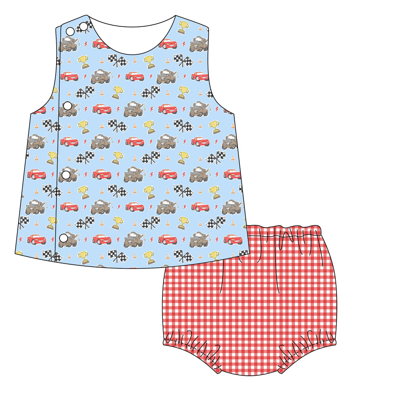 Vroom Vroom Diaper Set  (ETA March)