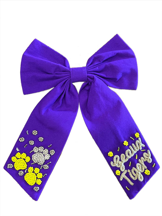 Geaux Tigers Bow