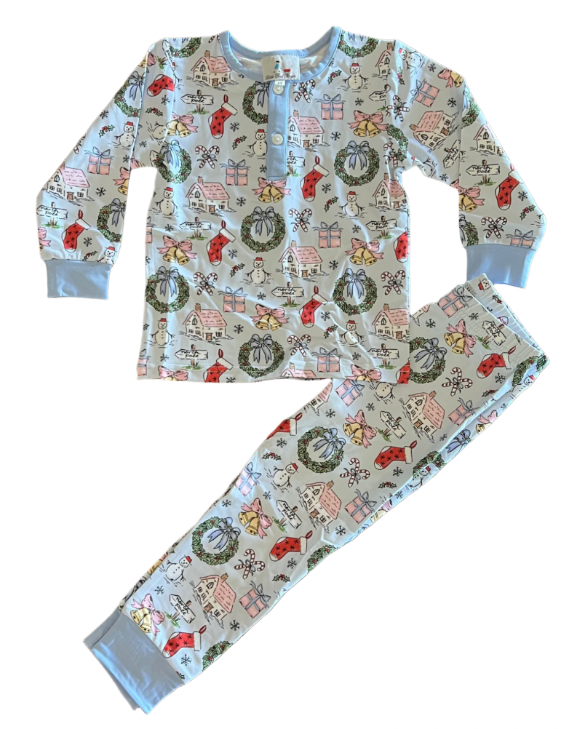 Little Town Boys 2 Piece Pajamas