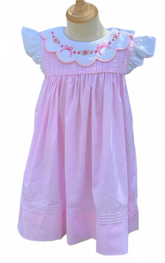 Floral Embroidered Dress