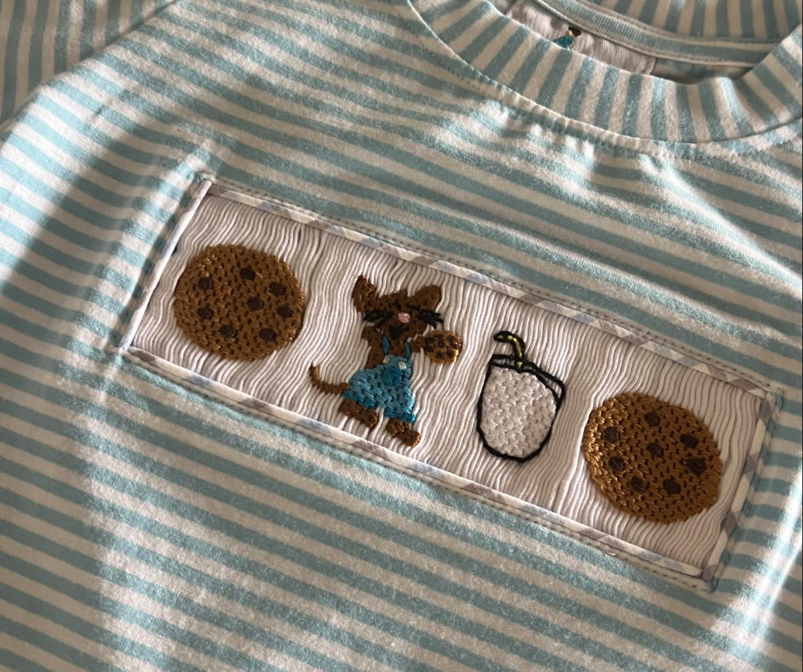 Cookie Mouse Long Pant Romper