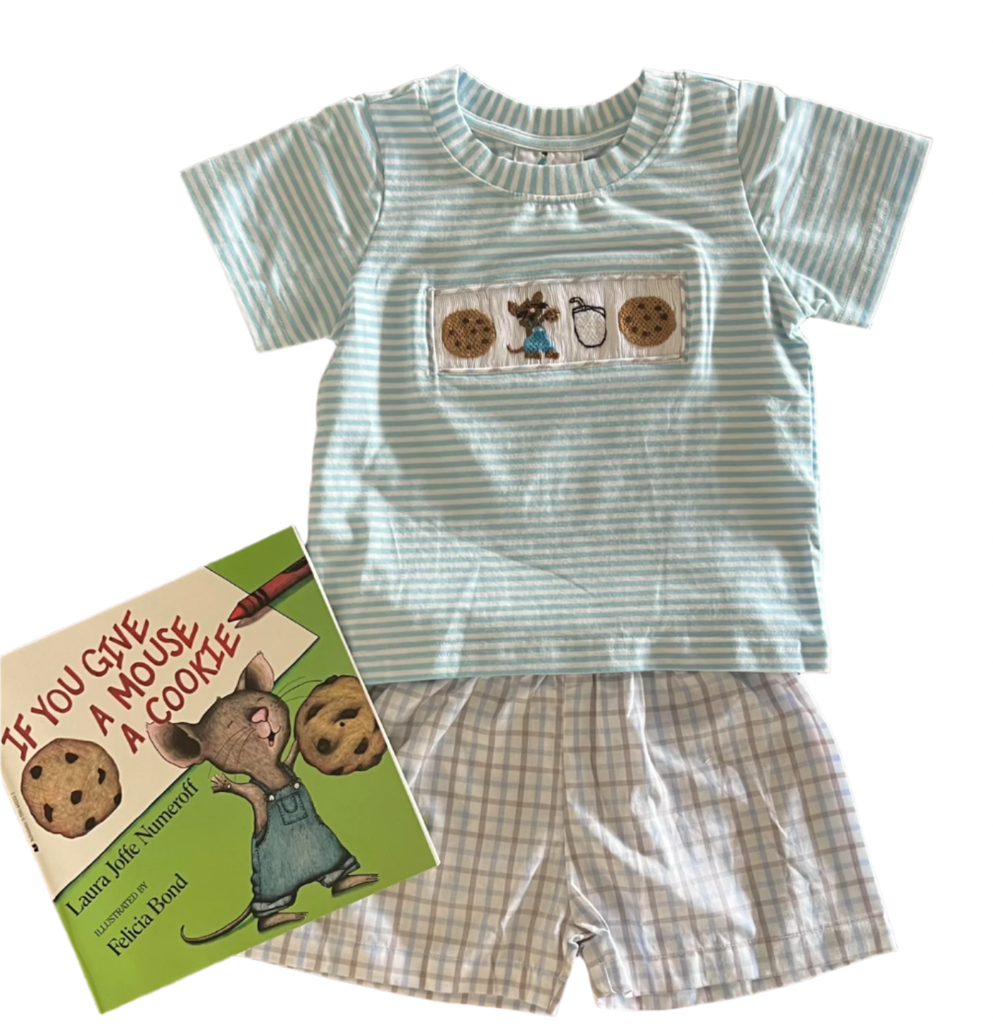 Cookie Mouse Boys Shorts Set