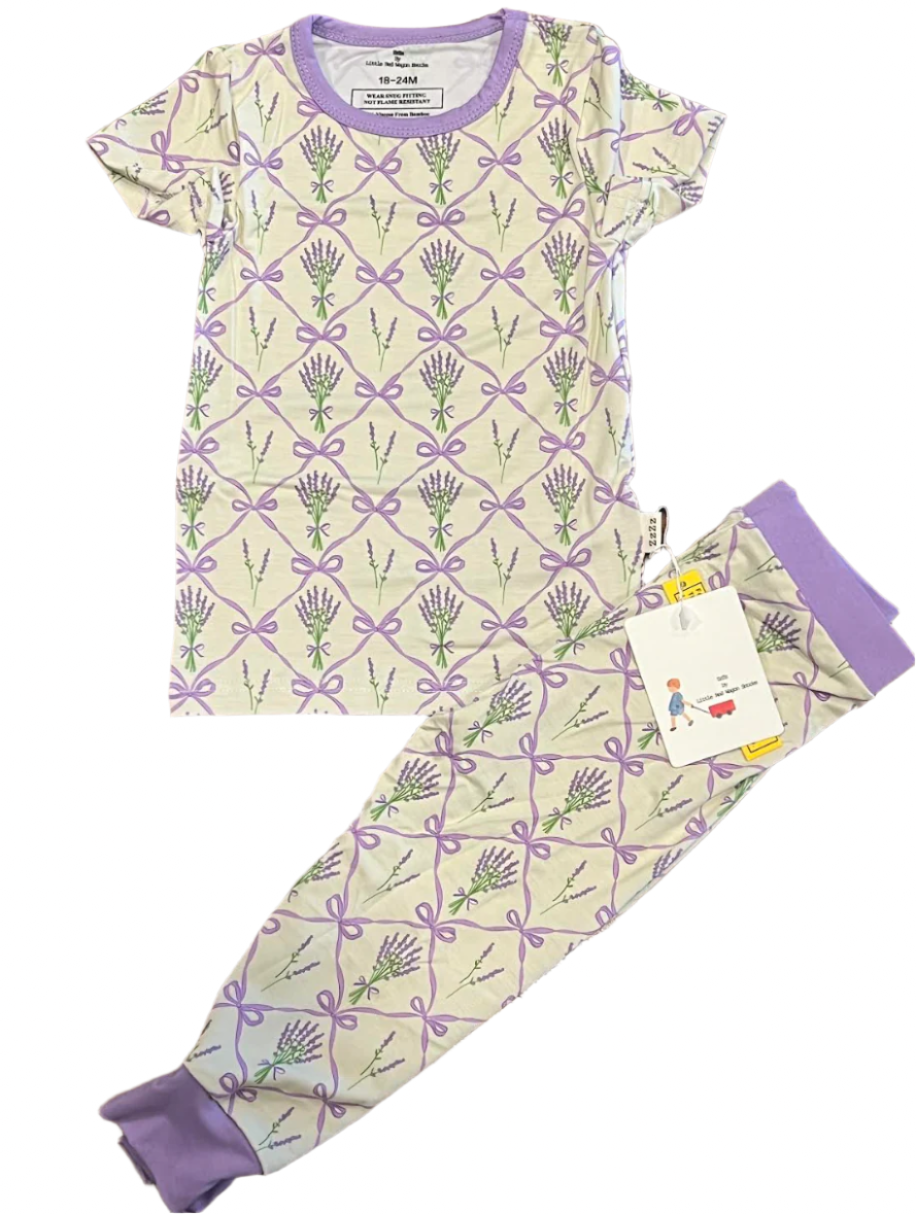 Lavender Fields 2 Piece Pajamas