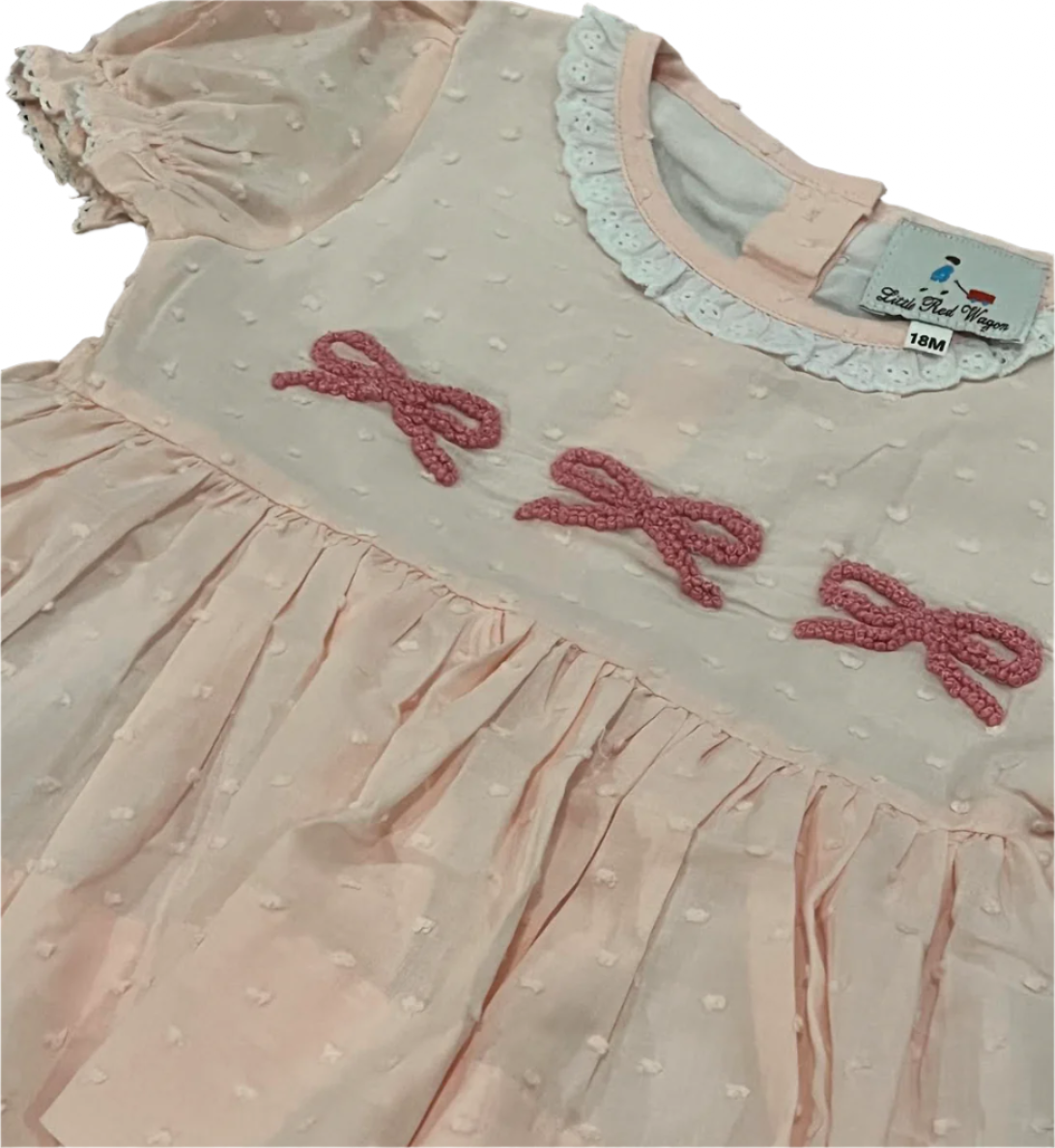 French Knot Bow Trio Bloomer Set