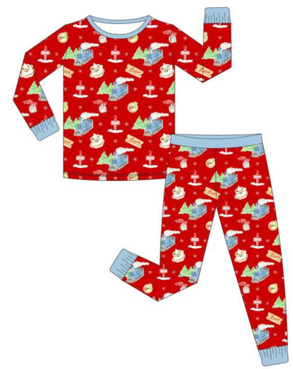Polar Express 2 Piece Pajama