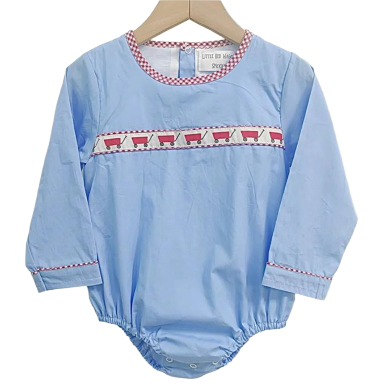 Red Wagon Ribbon Boys Bubble