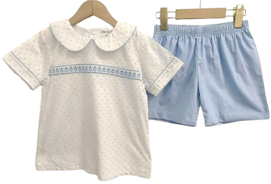 Pumpkin Ribbon Short Set