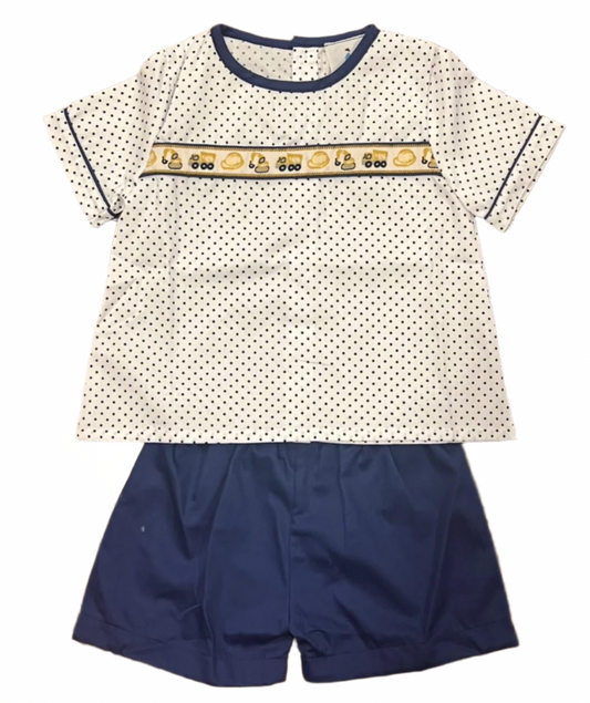 Construction Ribbon Short Set