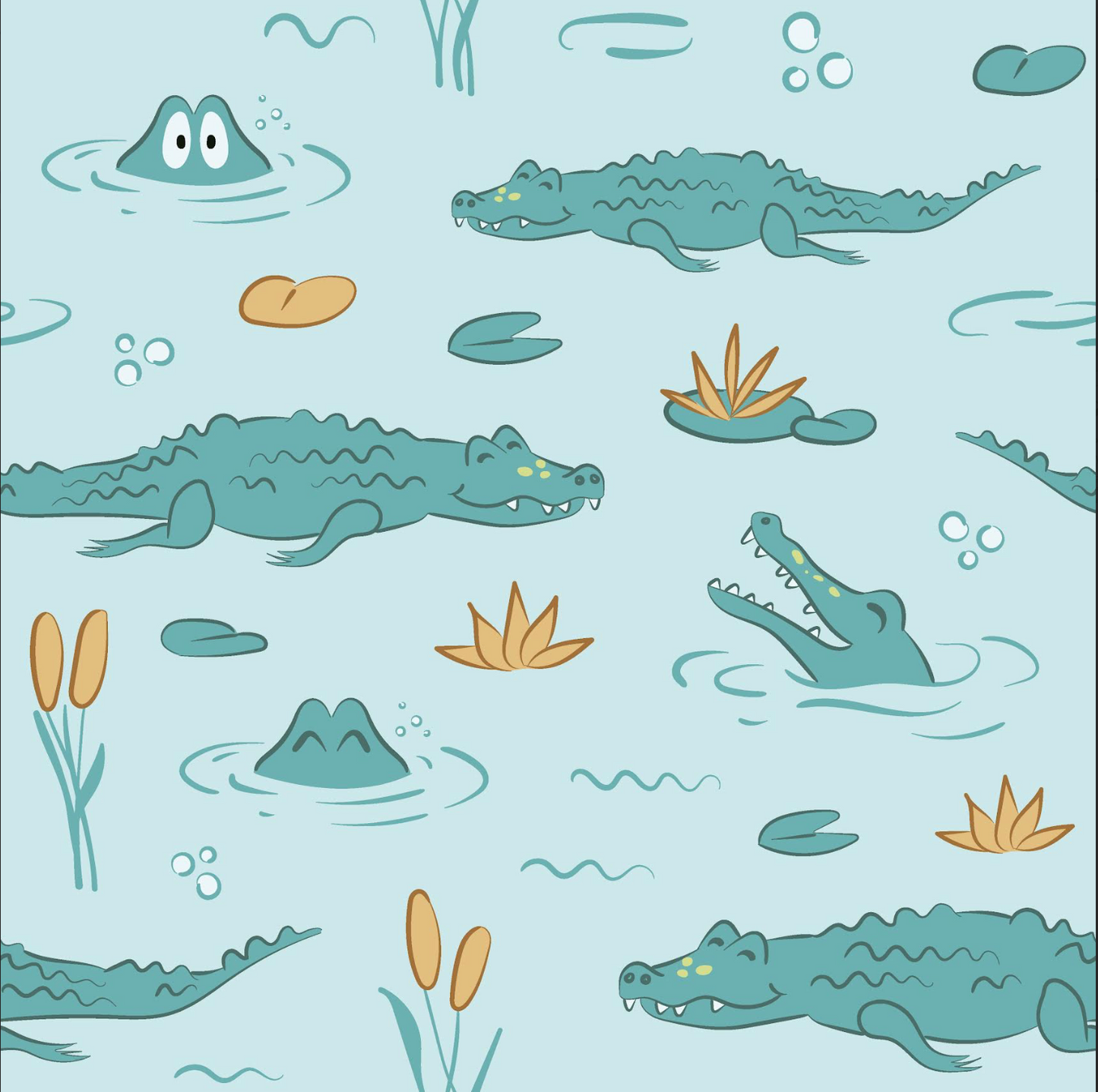 Bamboo See Ya Later Alligator Zippy