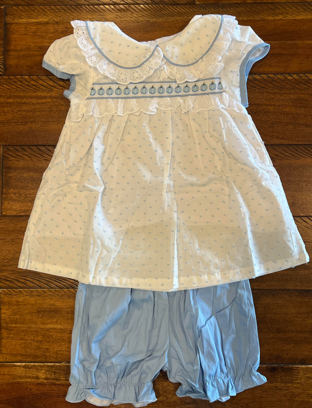 Pumpkin Ribbon Bloomer Set