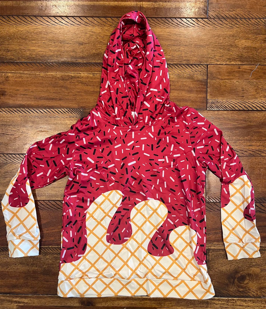 Burgundy Drip Jacket