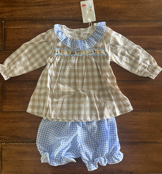 Thanksgiving Ribbon Bloomer Set