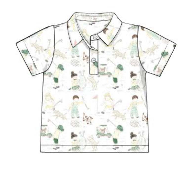 Athletic Style Golf Polo