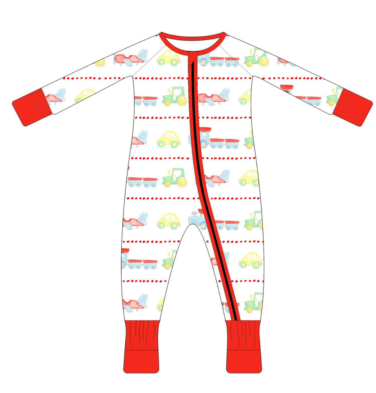 Transportation Zippy Pajama