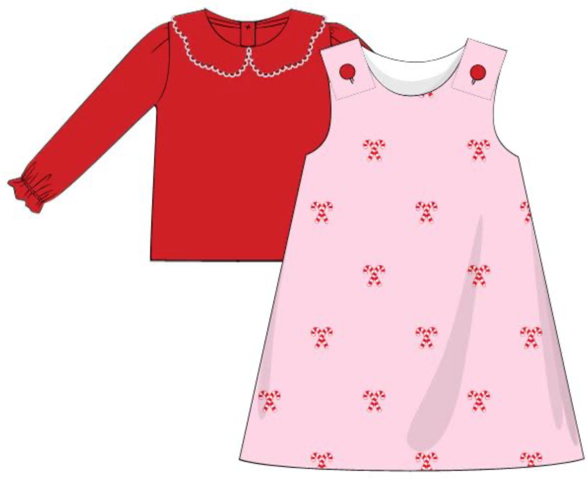 PREORDER: Candy Cane Dress (ETA September)
