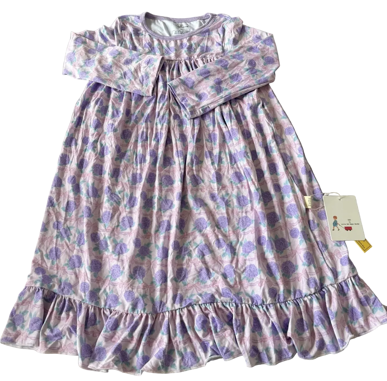 Purple Hydrangea Gown