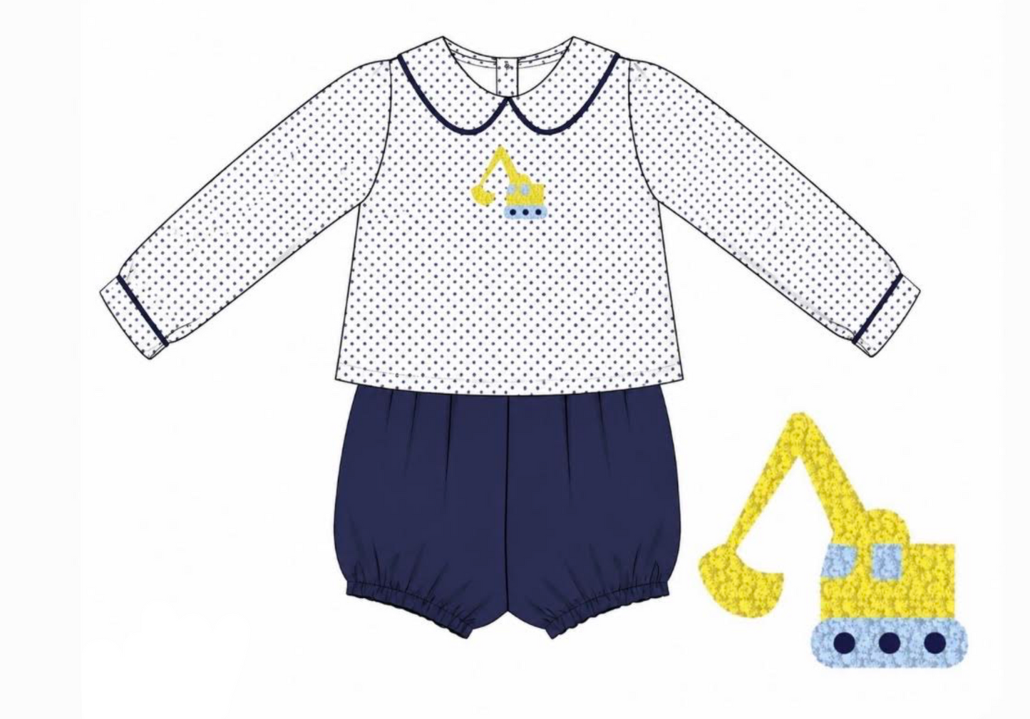 PREORDER: Excavator, Excavator Bubble Short Set (ETA: DECEMBER)