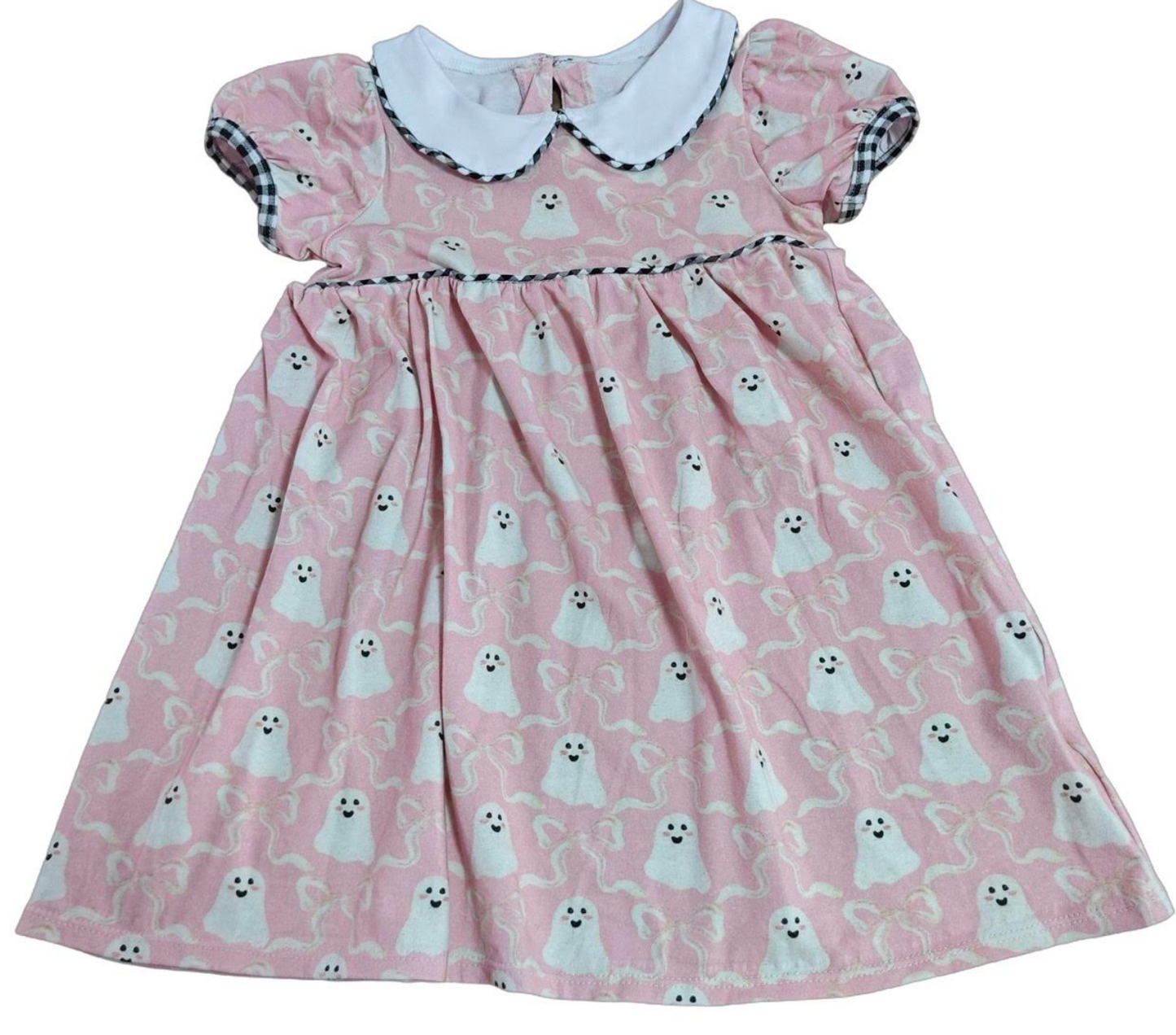printed ghost dress