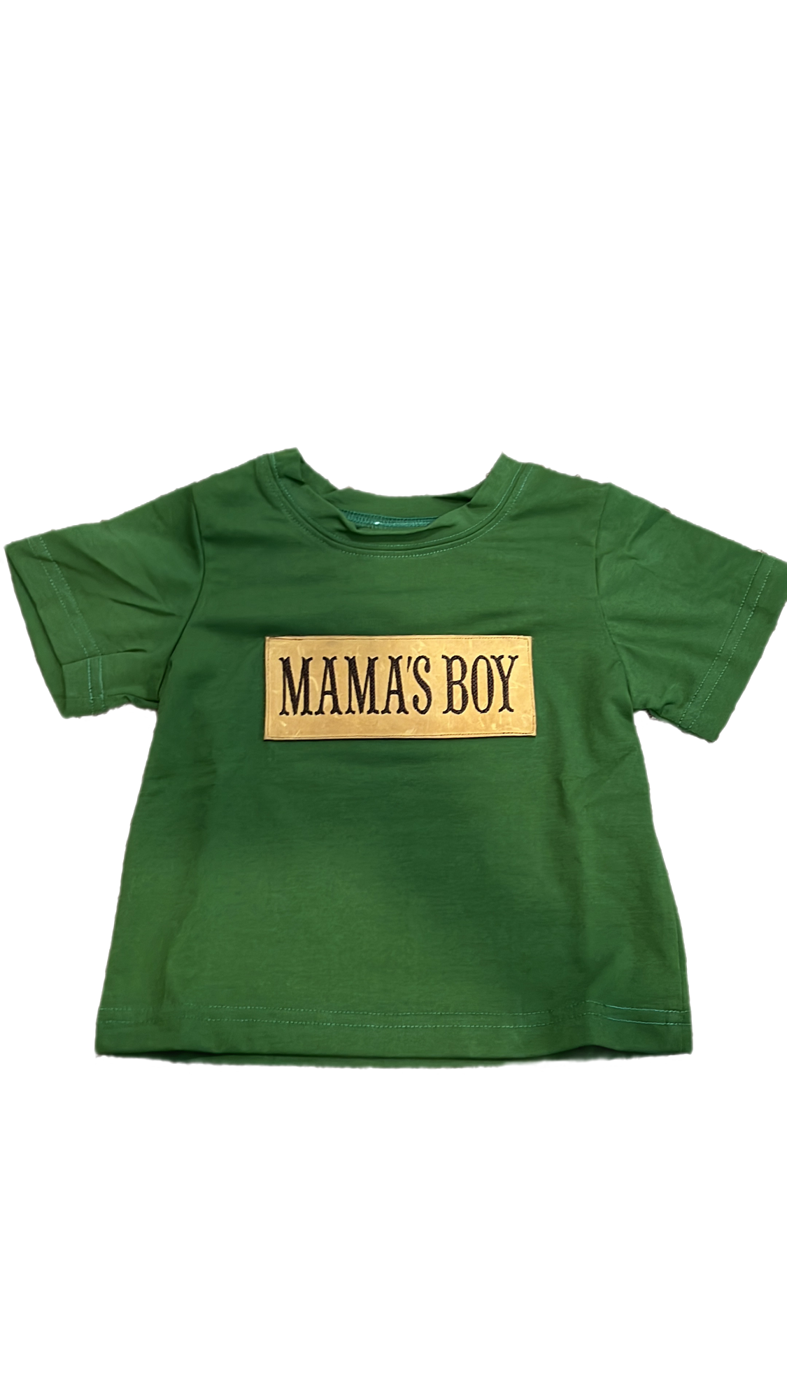 Mamas Boy Leather smocking plate shirt