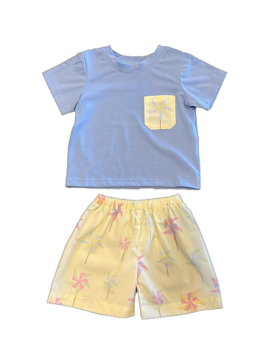 Pinwheel short set