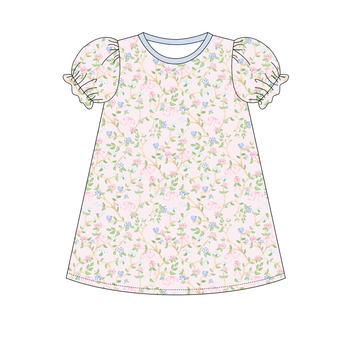 Grandmillenial Floral Dress (ETA March)