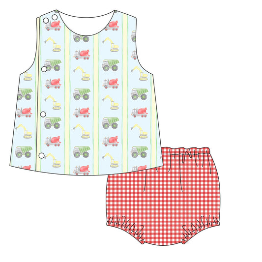 Down on the Farm Printed Diaper set (ETA March)