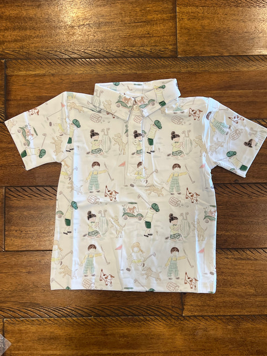 Athletic Style Golf Polo