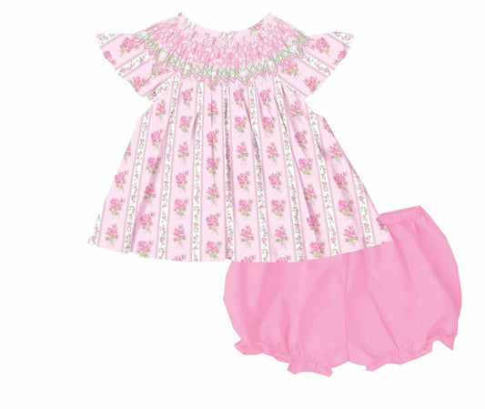 Floral and Pearls Bloomer Set