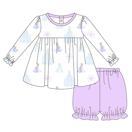 PREORDER: Snow Queen Long Sleeve Bloomer Set (ETA OCTOBER)