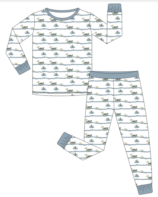 Happy Ducks 2 piece pajama