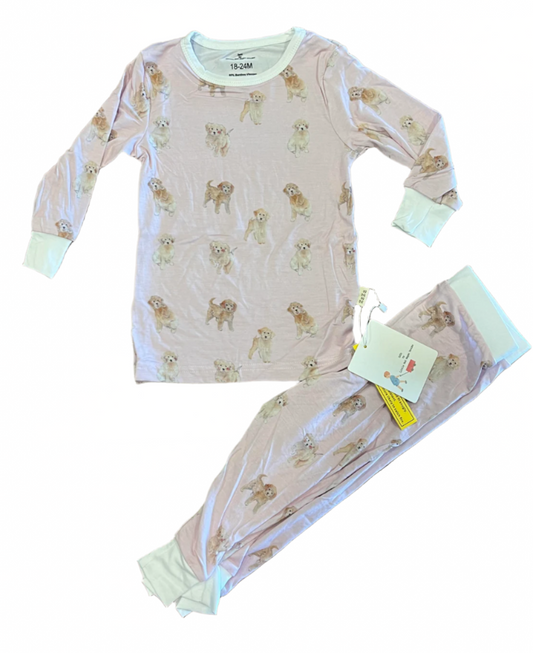 girl dog bamboo pajama