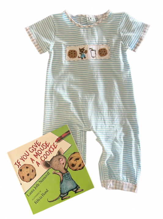 cookie mouse long pant romper