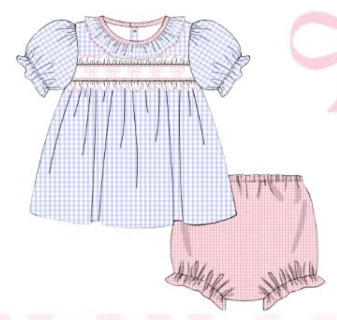 Annies Bow Bloomer Set