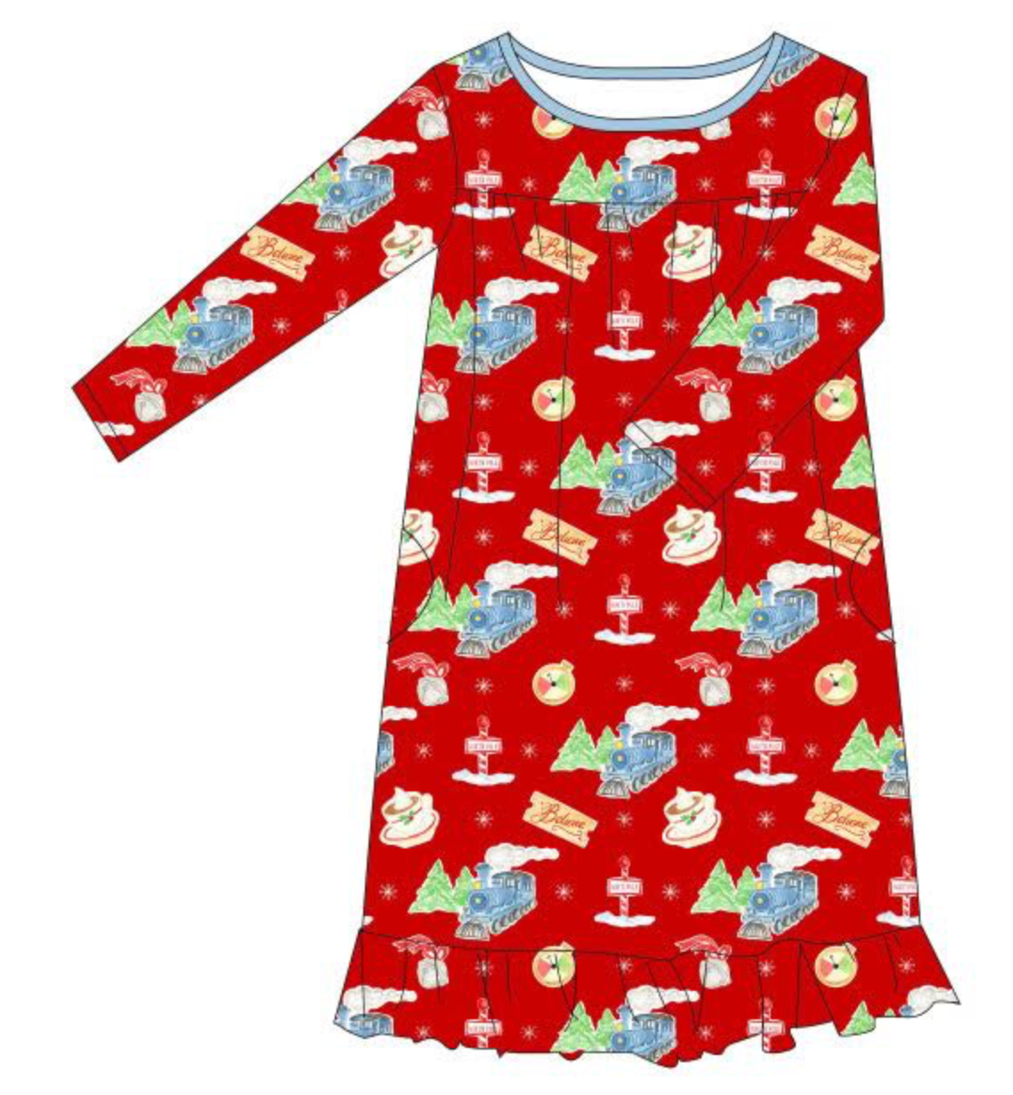 Polar Express Gown