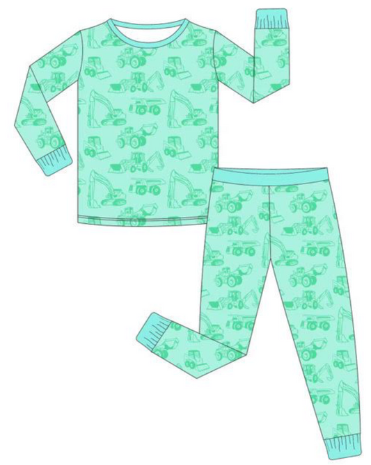 Construction 2 Piece Pajama