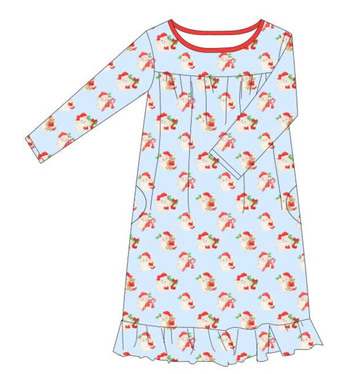 Bamboo Santa Gown