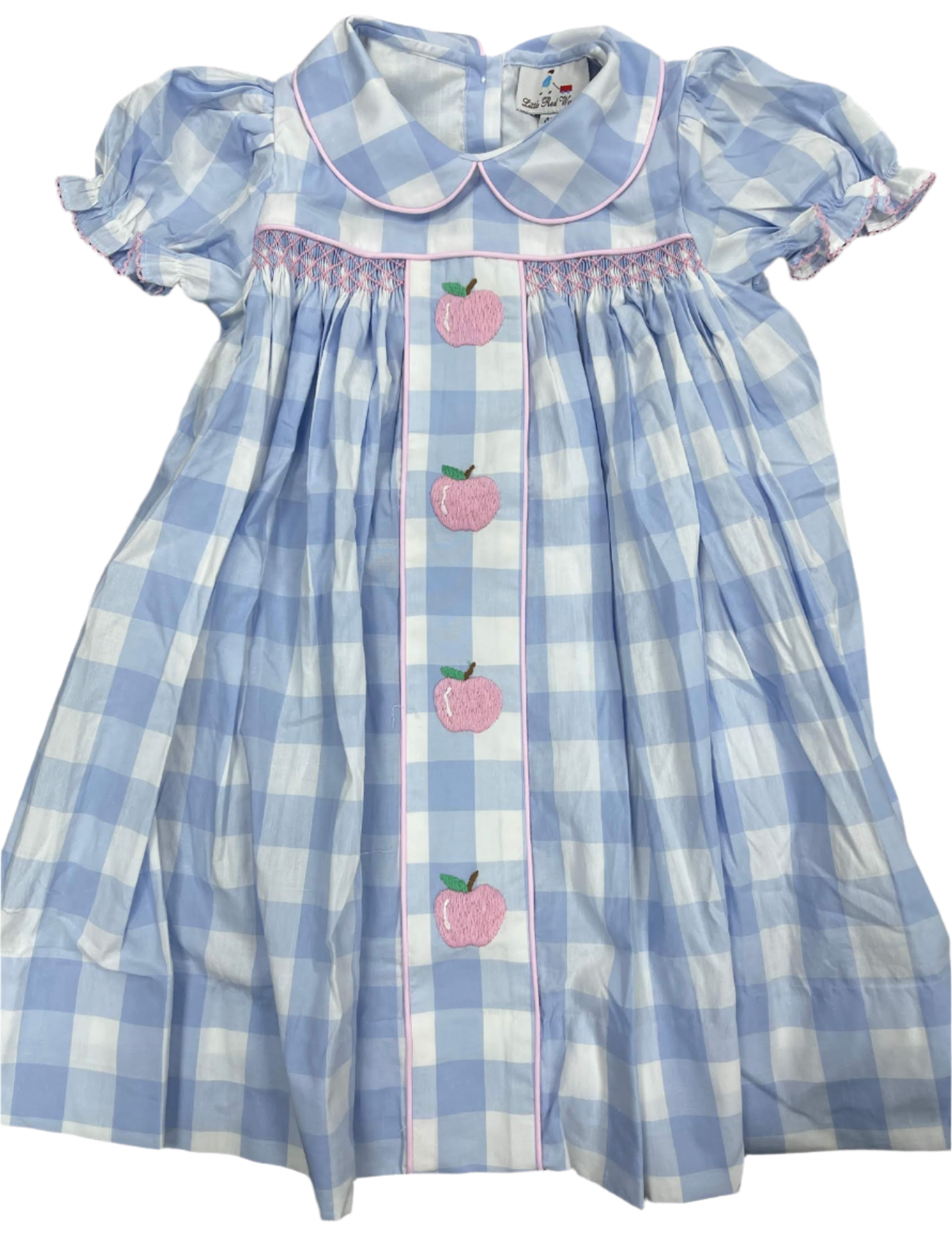 Embroidered Apple Dress