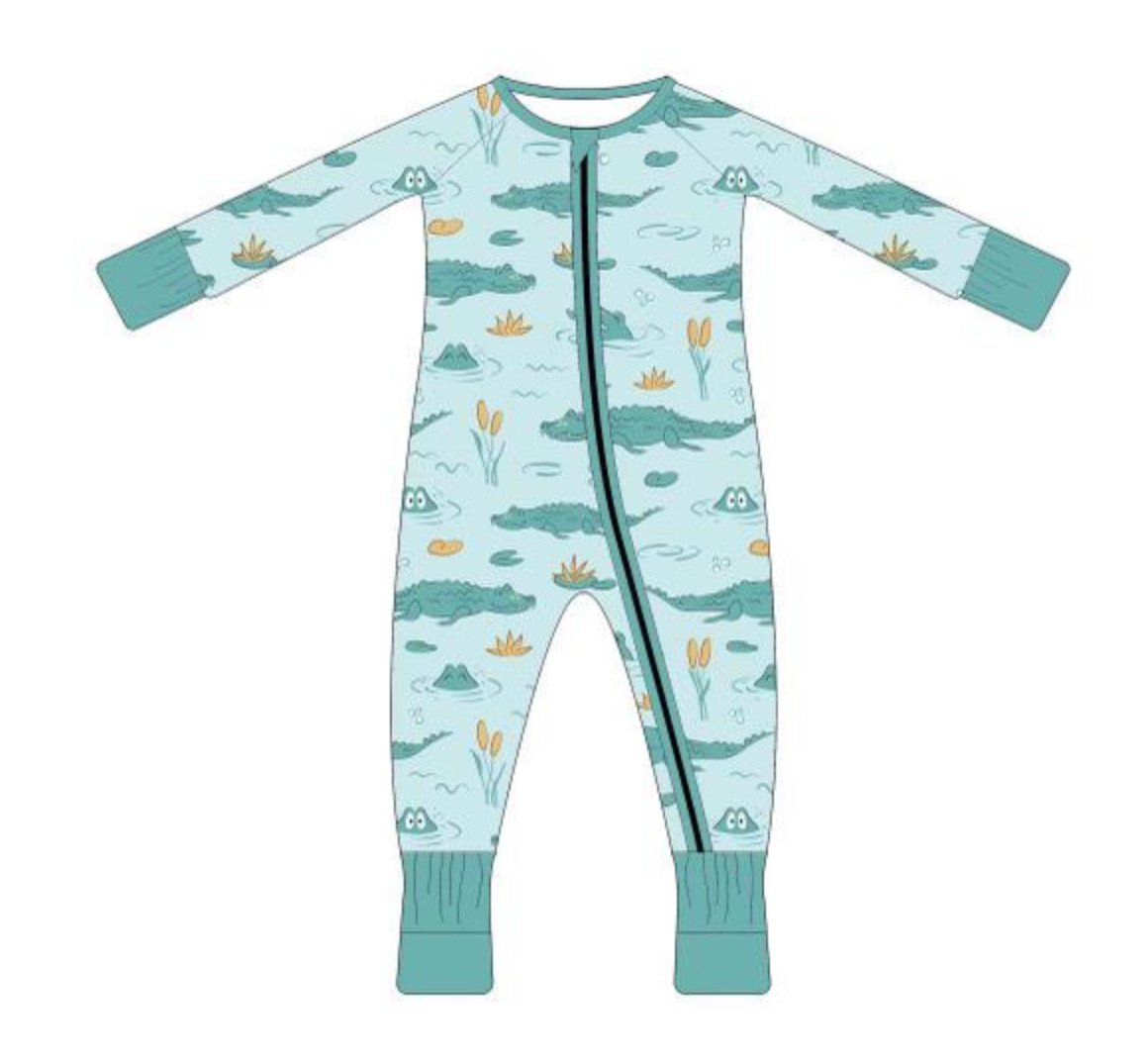 Bamboo See Ya Later Alligator Zippy