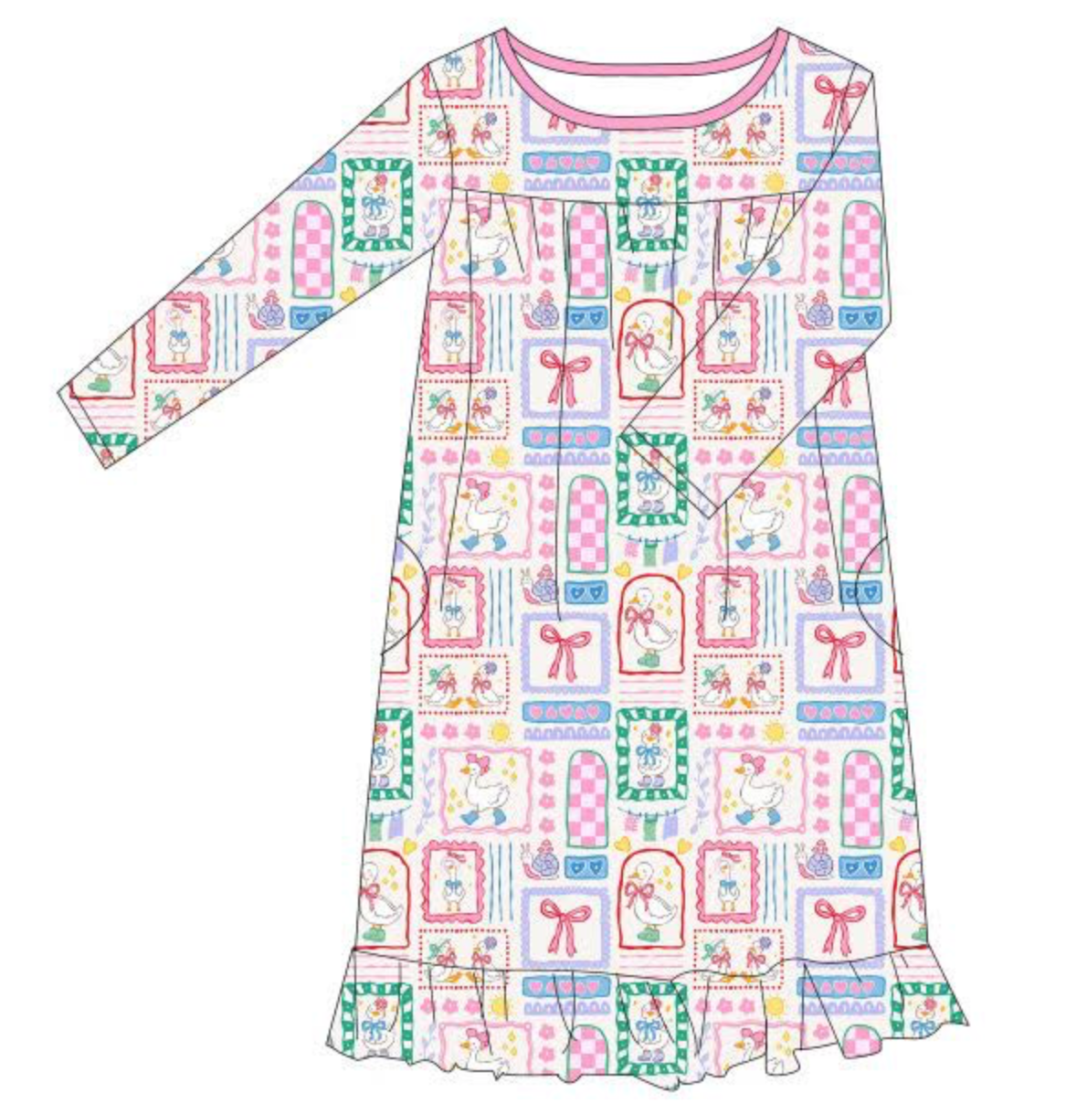 Bamboo Goose on the Loose Gown