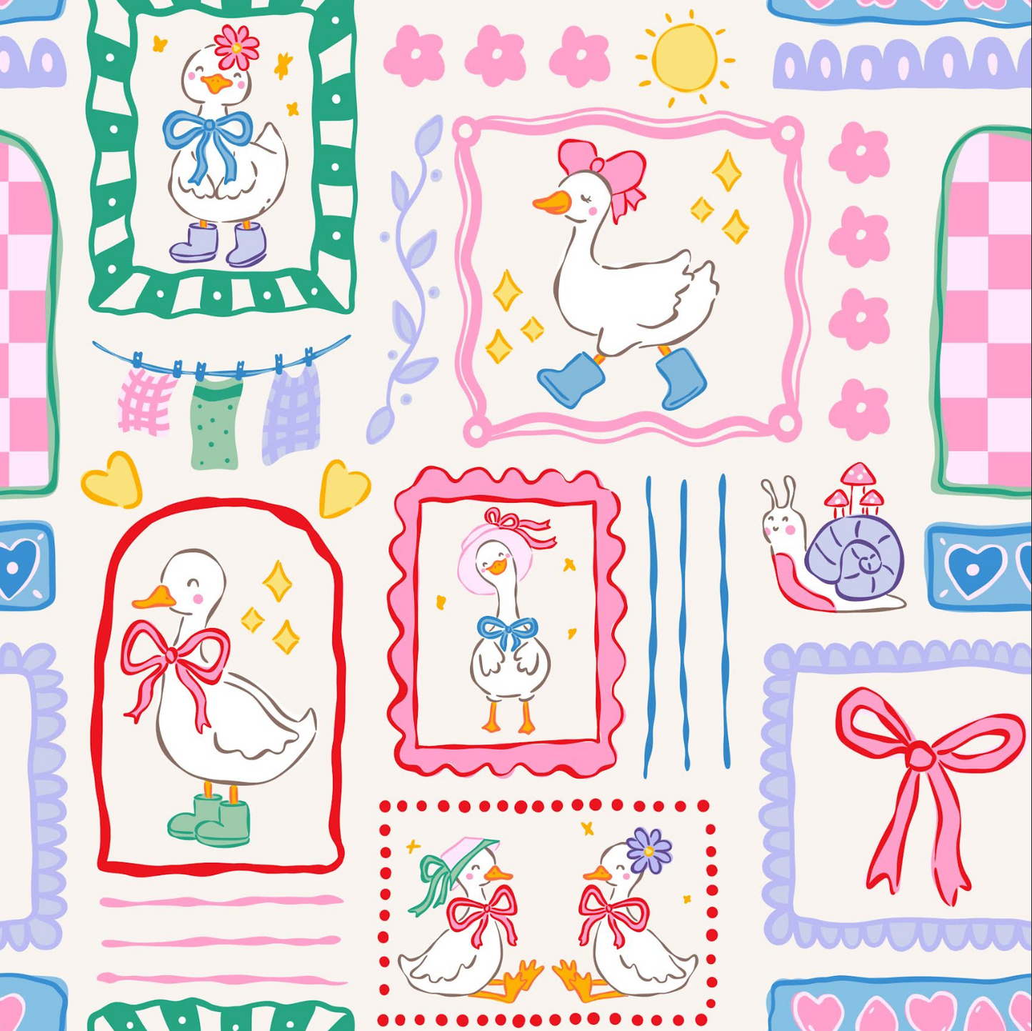 Bamboo Goose on the Loose Gown