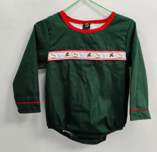 Christmas Ribbon Boys Bubble