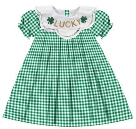 St. Patricks Day. Beaded Dress