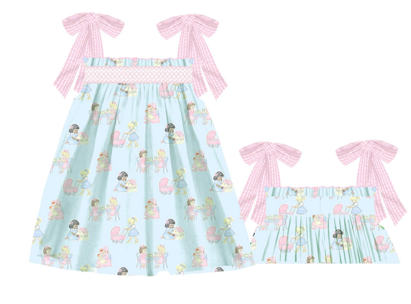 PREORDER: Petite Cherie Smocked Dress