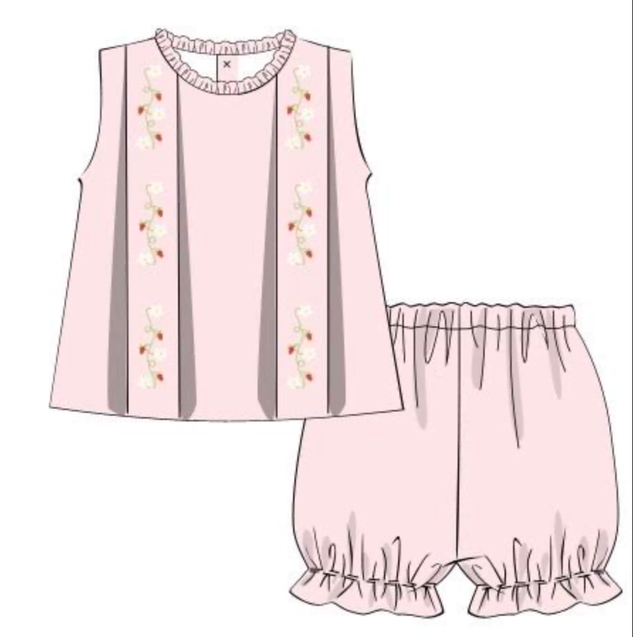 Strawberry Fields Bloomer Set ETA MAY