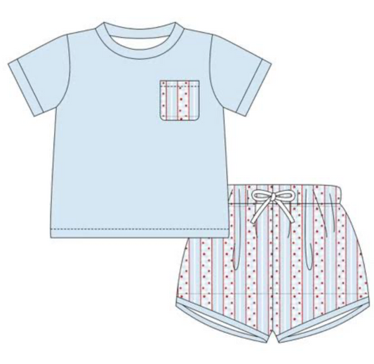 Stars and Stripes Short Set