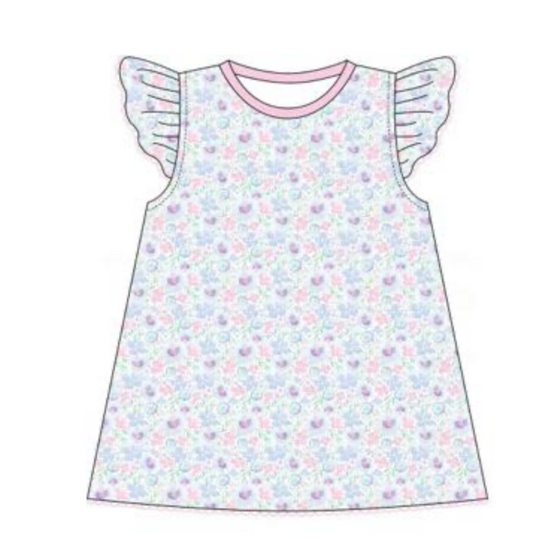Ditsy Floral Lavender Dress ETA MAY
