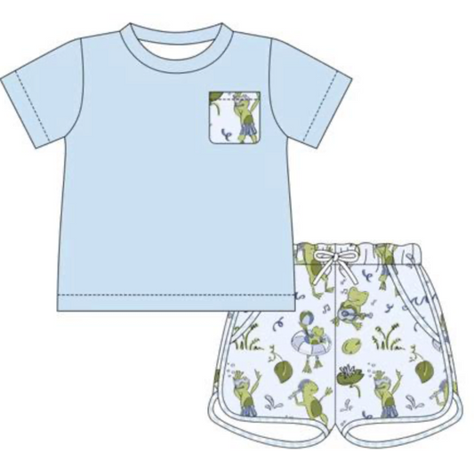 PREORDER: Hoppy Frogs Short Set