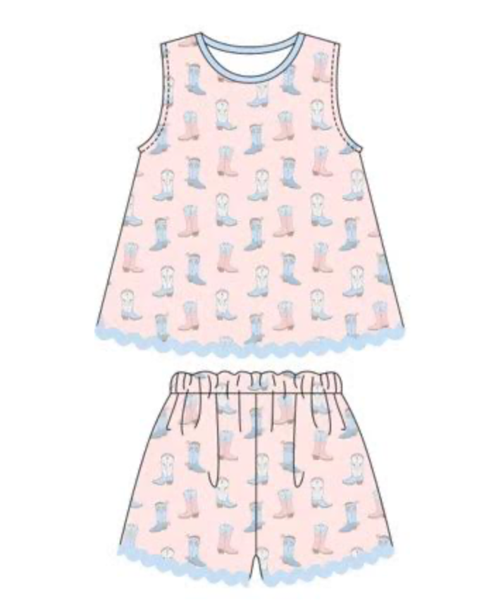 PREORDER: Pink Rodeo Collection Short Set