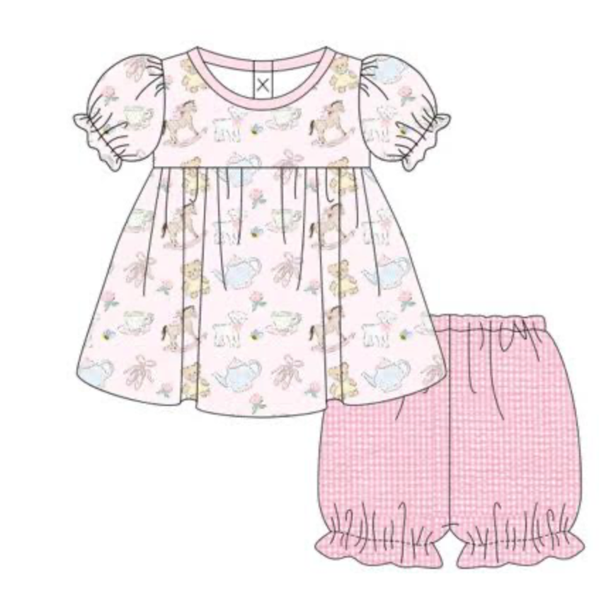 Just a Girl Bloomer Set