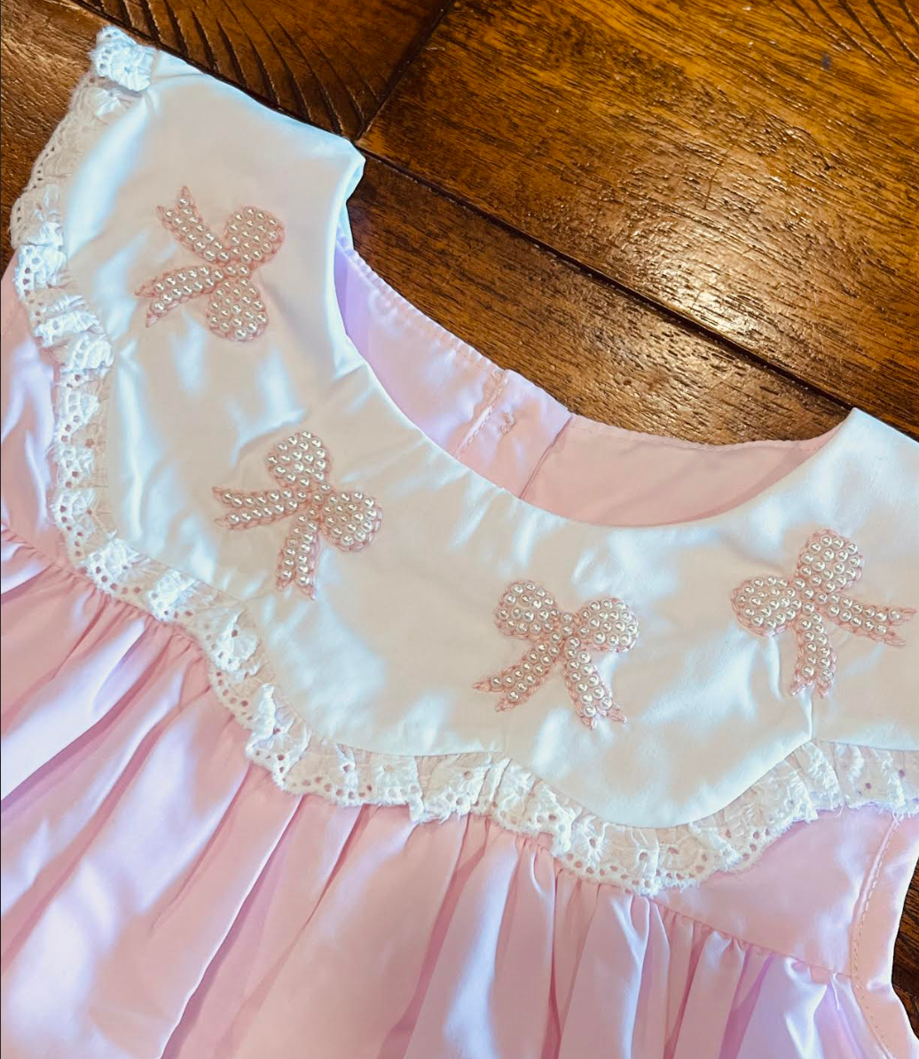 Pearl Bow Bloomer Set